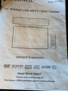 12 Kitchen Under Cabinet LCD HDTV  DVD Combo
