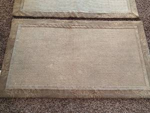 lot 147 image: Pair of Neutral Color Accent Rugs