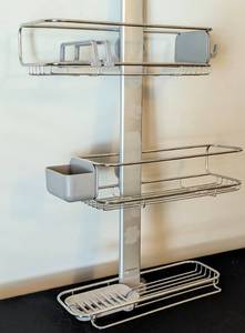lot 152 image: Simplehuman Adjustable Shower Caddy