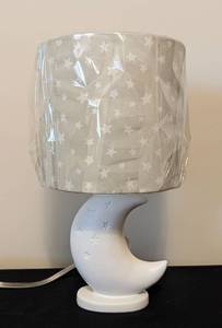 lot 111 image: Adorable Moon and Stars Nursery Lamp