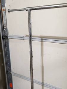lot 46 image: Collapsible Rolling Garment Rack