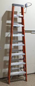 lot 50 image: Keller 8ft Fiberglass Ladder