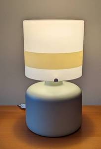 lot 14 image: IKEA Glass and Ceramic Table Lamp