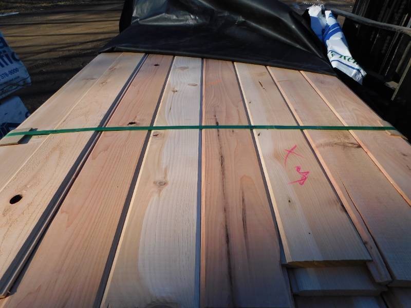 1 x 6 Incense Cedar Tongue & Groove LWP- 4 Reversible V- Groove  - 2,754 Linear Feet