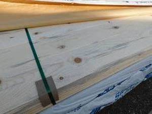 1 x 8 Ponderosa Pine #3 Tongue & Groove Reversible Edge V FaceSquare Back - 890 Linear Feet