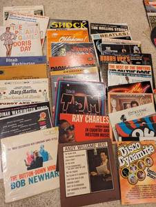 lot 3 image: Vinyl albums 33-13 long play vinyl albums, many genres, and comedy