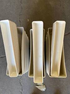 lot 20 image: Lot of Long Storage Supply Item Organizer Tray Boxes Bins - For Medical Cart Drawers Or Miscellaneous Tools