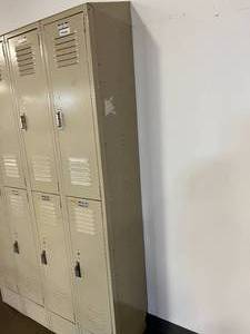 lot 36 image: MSRP $1500 Lyon Workspace 8-Door Stacking&nbspSteel 16-gauge, One Piece Doors and 24-gauge Body Parts&nbspMetal Storage Equipment Lockers - In Excellent Condition