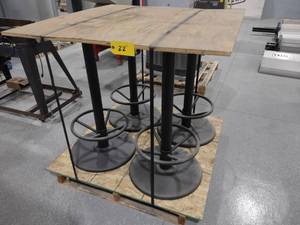 lot 22 image: (4) 40 12 Table Bases...