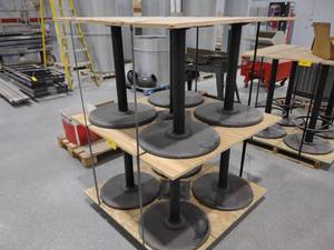 lot 21 image: (10) 28 Table Bases...