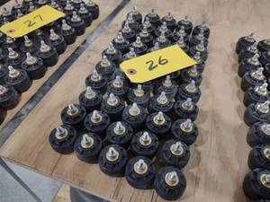 lot 26 image: (50) Flat Tech Adjustable Table Fee...