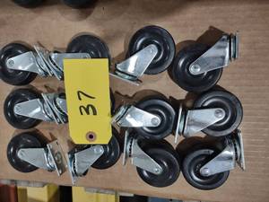 lot 37 image: (12) 2 12 Swivel Casters...