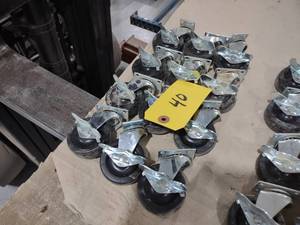 lot 40 image: (12) 2 12 Locking Swivel Casters...