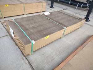 lot 61 image: (15) Sheets 34x4x8 Fumed Eucalyptu...