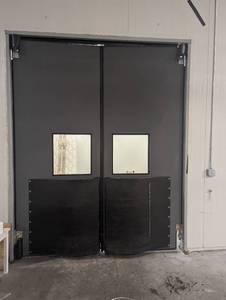 lot 12 image: (2) Walk-In Cooler Doors, 118x48 ea...