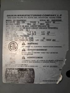 lot 80 image: Daikin AC Unit