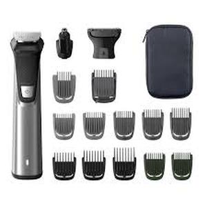 lot 20 image: Philips Norelco Multigroom - Titanium blades, All-in-one Trimmer MG974040