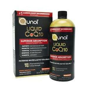 lot 43 image: Qunol Liquid CoQ10 100 mg., 30.4 Ounces Sugar-Free Orange Pineapple-Exp 0226
