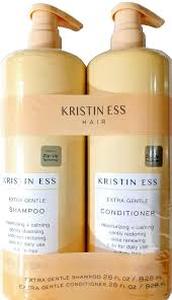 lot 50 image: Kristin Ess Hair Extra Gentle Shampoo and Conditioner 28 FL oz.