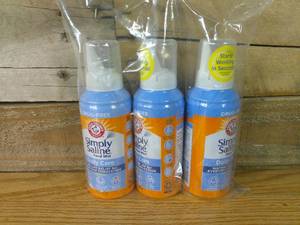 lot 53 image: Set of 3 Simply Saline Nasal Care Daily Relief Mist Spray - 4.5oz