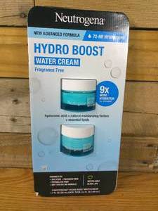 lot 55 image: Neutrogena Hydro Boost Hyaluronic Acid Hydrating Face Moisturizer Gel-Cream to Hydrate and Smooth Extra-Dry Skin, 1.7 oz (Pack of 2)