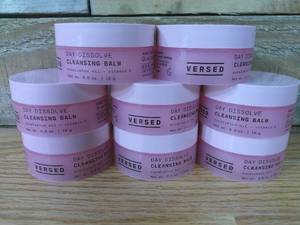 lot 59 image: Lot of 8 Versed Day Dissolve Cleansing Balm - Eucalyptus Oil  Vitamin E - 0.6oz