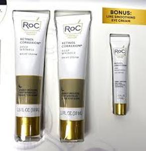 lot 61 image: ROC Deep Wrinkle Night Cream Double Pack - New Larger Size 10% MORE , 1 Fl Oz (Pack of 2)