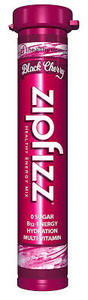 lot 91 image: Lot of 24 ZipFizz Black Cherry Health Energy Mix 0.39 Ounce-Exp 0325