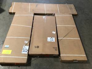 Assorted of Closet Evolution shelf and furniture  Customer Returns See Pictures