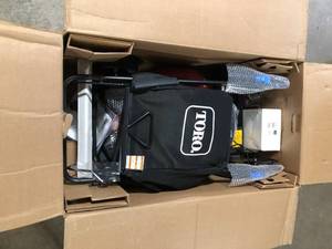 Toro 60V 21in Push Lawn Mower 4Ah Kit Customer Returns See Pictures