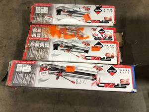 Lot of Assorted Tile Cutters Various Sizes and Conditions Customer Returns See Pictures