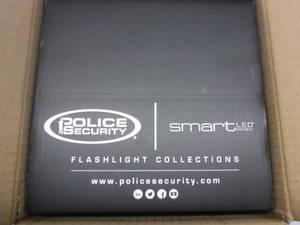 lot 6 image: Police Security Smart LED 2 Way Flashlight  Approximately 12 Pieces In Box 