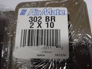lot 7 image: Aire Mate 2 x 10 Brown Register Vents  Approximately 11 Pieces 
