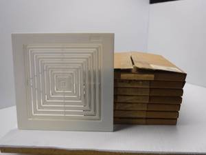 lot 10 image: Broan 97011723 D-Can Grille Assembly Services 9 x 9-14 x 12 Approximately 7 Boxes 