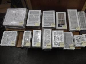 lot 11 image: Assorted White Vents  Approximately 60 