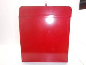lot 15 image: Red Homak Metal Tool Box