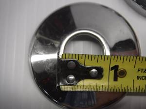 lot 34 image: Assorted Pipe Hole Covers  Approximately 3 Bins 