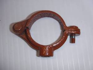 lot 43 image: 1-14 x 34 Split Ring Clamp  Approximately 20 Pieces 