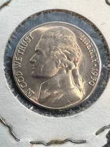 1950-D US JEFFERSON NICKEL BU