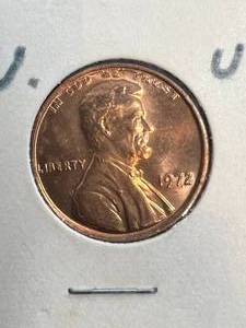 19721972 DOUBLE DIE US LINCOLN CENT BU