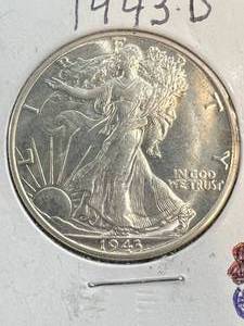 1943-D US WALKING LIBERTY HALF DOLLAR