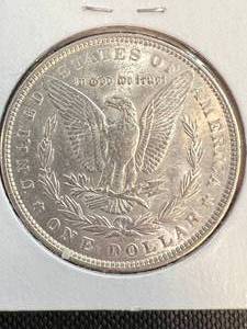 1889 US MORGAN SILVER DOLLAR