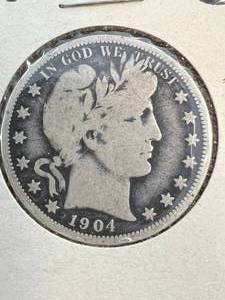 1904-O US BARBER HALF DOLLAR