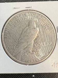 1925-S US PEACE SILVER DOLLAR