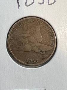 1858 US FLYING EAGLE CENT
