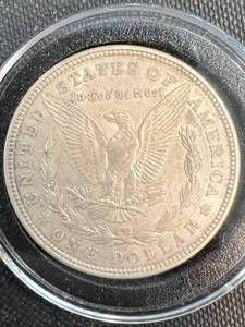 1921-D US MORGAN SILVER DOLLAR IN AIRTITE