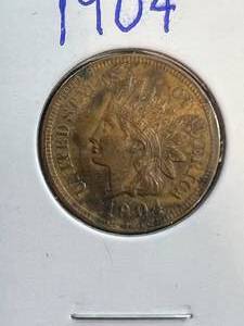 1904 US INDIAN HEAD CENT