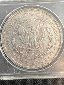 1878-S US MORGAN SILVER DOLLAR IN CASE