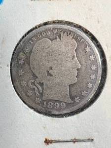 1899 US BARBER QUARTER