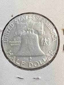 1962 US FRANKLIN HALF DOLLAR